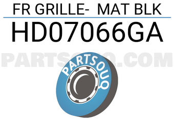 TYG HD07066GA FR GRILLE- MAT BLK