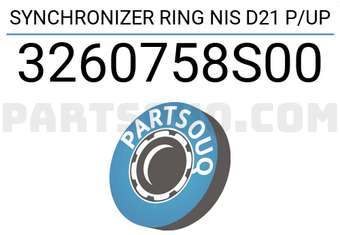 TZK 3260758S00 SYNCHRONIZER RING NIS D21 P/UP