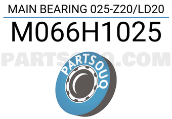 Taiho M066H1025 MAIN BEARING 025-Z20/LD20