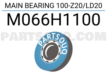 Taiho M066H1100 MAIN BEARING 100-Z20/LD20