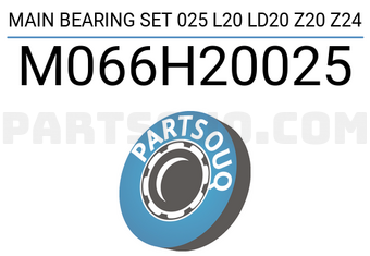 Taiho M066H20025 MAIN BEARING SET 025 L20 LD20 Z20 Z24