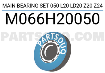 Taiho M066H20050 MAIN BEARING SET 050 L20 LD20 Z20 Z24
