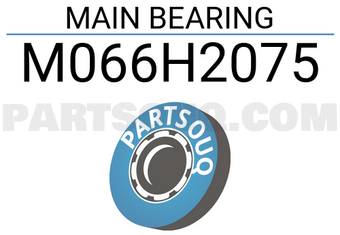 Taiho M066H2075 MAIN BEARING
