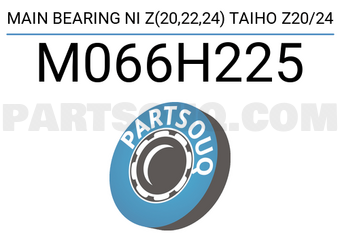 Taiho M066H225 MAIN BEARING NI Z(20,22,24) TAIHO Z20/24