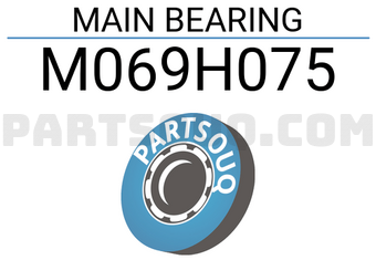 Taiho M069H075 MAIN BEARING