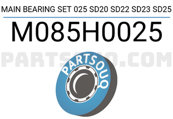Taiho M085H0025 MAIN BEARING SET 025 SD20 SD22 SD23 SD25