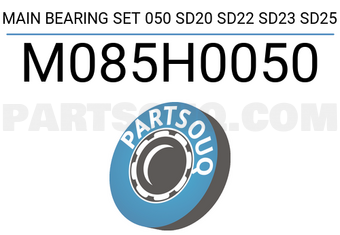 Taiho M085H0050 MAIN BEARING SET 050 SD20 SD22 SD23 SD25
