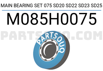 Taiho M085H0075 MAIN BEARING SET 075 SD20 SD22 SD23 SD25