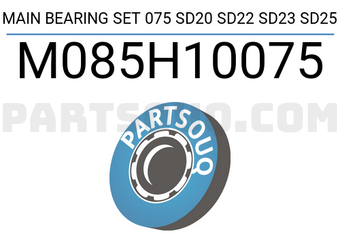 Taiho M085H10075 MAIN BEARING SET 075 SD20 SD22 SD23 SD25
