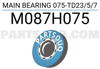 Taiho M087H075 MAIN BEARING