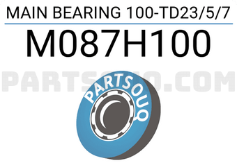 Taiho M087H100 MAIN BEARING