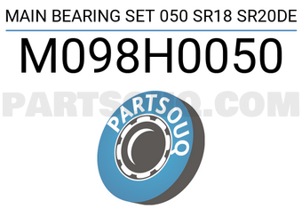 Taiho M098H0050 MAIN BEARING SET 050 SR18 SR20DE