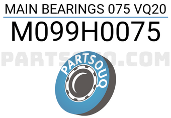 Taiho M099H0075 MAIN BEARINGS 075 VQ20