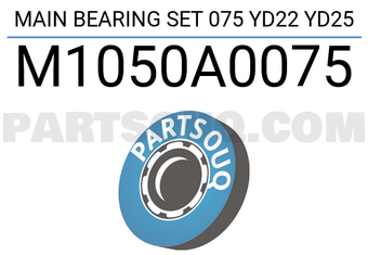 Taiho M1050A0075 MAIN BEARING SET 075 YD22 YD25