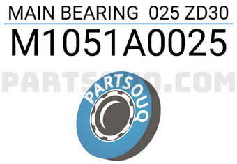 Taiho M1051A0025 MAIN BEARING 025 ZD30