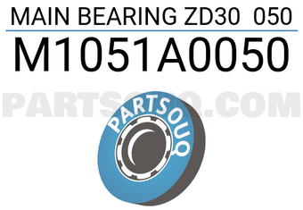 Taiho M1051A0050 MAIN BEARING ZD30 050