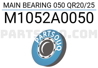 Taiho M1052A0050 MAIN BEARING 050 QR20/25