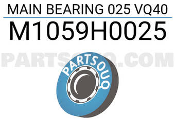 Taiho M1059H0025 MAIN BEARING 025 VQ40