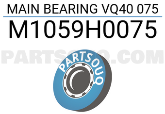 Taiho M1059H0075 MAIN BEARING VQ40 075
