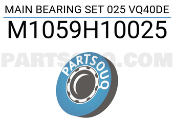 Taiho M1059H10025 MAIN BEARING SET 025 VQ40DE