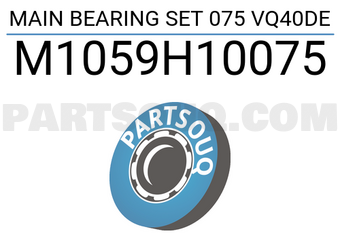 Taiho M1059H10075 MAIN BEARING SET 075 VQ40DE
