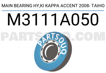 パーツ kiyoha10077001 BEARING PAIR SET-CRANKSHAFT 2102003000 | Hyundai / KIA Repuestos