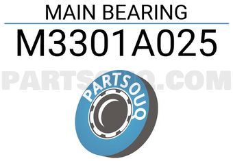 Taiho M3301A025 MAIN BEARING