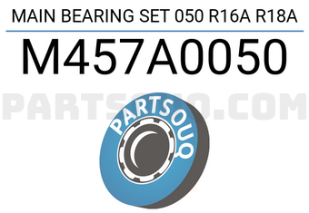 Taiho M457A0050 MAIN BEARING SET 050 R16A R18A