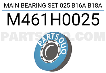 Taiho M461H0025 MAIN BEARING SET 025 B16A B18A