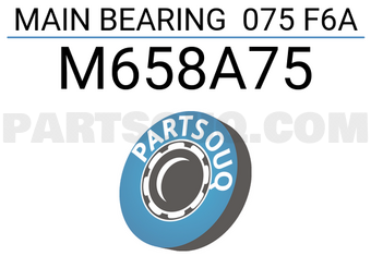 Taiho M658A75 MAIN BEARING 075 F6A