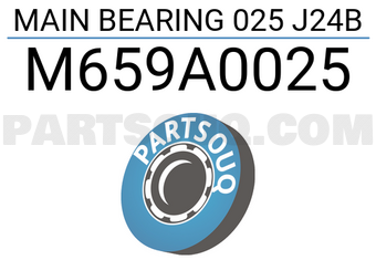 Taiho M659A0025 MAIN BEARING 025 J24B