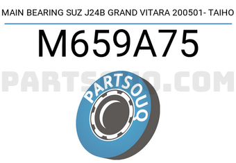 Taiho M659A75 MAIN BEARING SUZ J24B GRAND VITARA 200501- TAIHO