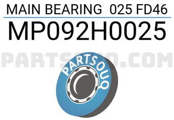 Taiho MP092H0025 MAIN BEARING 025 FD46