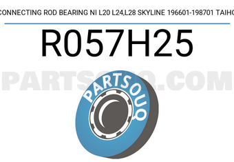 Taiho R057H25 CONNECTING ROD BEARING NI L20 L24,L28 SKYLINE 196601-198701 TAIHO