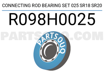 Taiho R098H0025 CONNECTING ROD BEARING SET 025 SR18 SR20