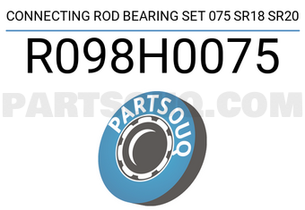 Taiho R098H0075 CONNECTING ROD BEARING SET 075 SR18 SR20