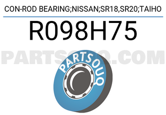 Taiho R098H75 CON-ROD BEARING;NISSAN;SR18,SR20;TAIHO