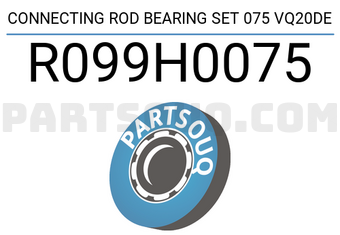 Taiho R099H0075 CONNECTING ROD BEARING SET 075 VQ20DE
