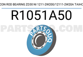 Taiho R1051A50 CON ROD BEARING ZD30 NI 1211-2W200/12111-2W20A TAIHO