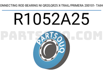 Taiho R1052A25 CONNECTING ROD BEARING NI QR20,QR25 X-TRAIL/PRIMERA 200101- TAIHO