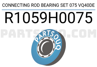 Taiho R1059H0075 CONNECTING ROD BEARING SET 075 VQ40DE