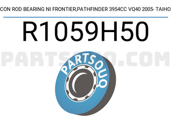 Taiho R1059H50 CON ROD BEARING NI FRONTIER,PATHFINDER 3954CC VQ40 2005- TAIHO