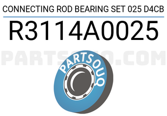 Taiho R3114A0025 CONNECTING ROD BEARING SET 025 D4CB