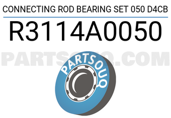 Taiho R3114A0050 CONNECTING ROD BEARING SET 050 D4CB