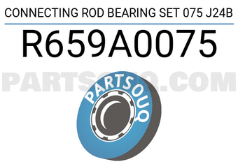 Taiho R659A0075 CONNECTING ROD BEARING SET 075 J24B