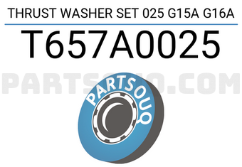 Taiho T657A0025 THRUST WASHER SET 025 G15A G16A