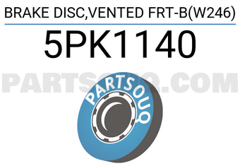 Textar 5PK1140 BRAKE DISC,VENTED FRT-B(W246)