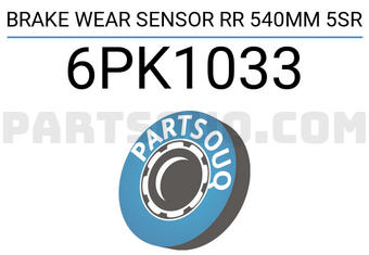 Textar 6PK1033 BRAKE WEAR SENSOR RR 540MM 5SR