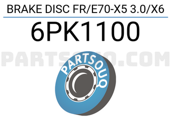 Textar 6PK1100 BRAKE DISC FR/E70-X5 3.0/X6
