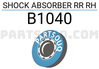 Tokico B1040 SHOCK ABSORBER RR RH